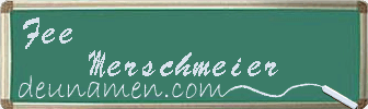 Fee Merschmeier Visitenkarte